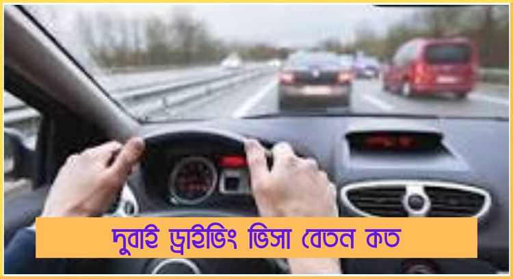 দুবাই ড্রাইভিং ভিসা বেতন কত