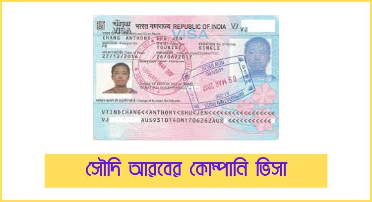 সৌদি আরবের কোম্পানি ভিসা