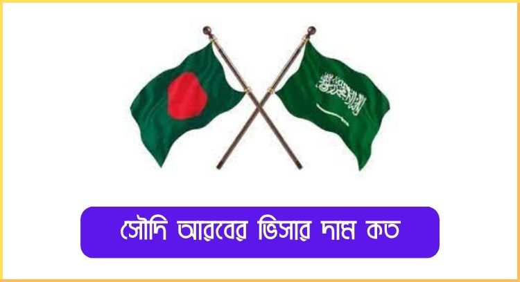 সৌদি আরবের ভিসার দাম কত